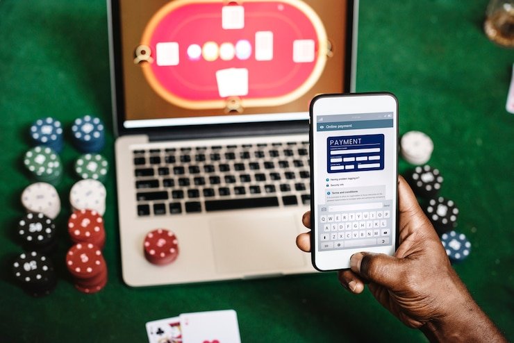 Antarmuka permainan Teen Patti di ponsel Android